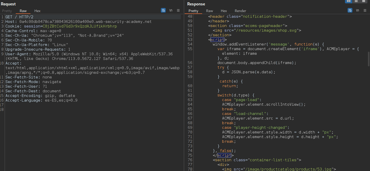 Vulnerable script